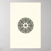 Minimalistische geometrische  schetskunst poster (Voorkant)