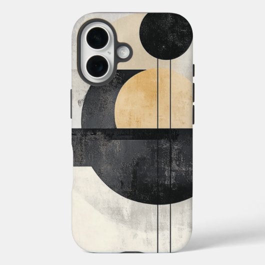 Minimalistische Geometrische | Strakke & Moderne A Case-Mate iPhone Case (Achterkant)