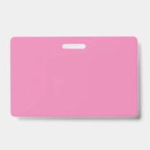 Minimalistische gepersonaliseerde aangepaste naam badge (Achterkant)