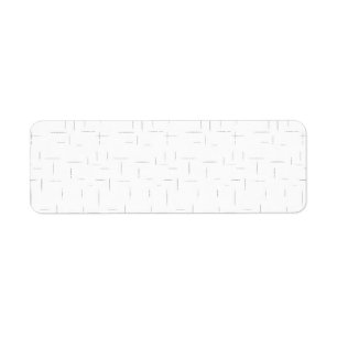 Minimalistische gepersonaliseerde adreslabels etiket