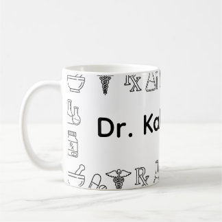 Minimalistische Gepersonaliseerde Apotheker Mok