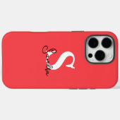 Minimalistische gepersonaliseerde iPhone-hoesje me Case-Mate iPhone Case (Achterkant (horizontaal))