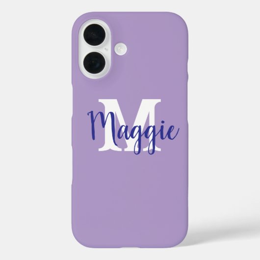 Minimalistische gepersonaliseerde iPhone-hoesje me Case-Mate iPhone Case (Achterkant)