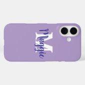 Minimalistische gepersonaliseerde iPhone-hoesje me Case-Mate iPhone Case (Achterkant (horizontaal))