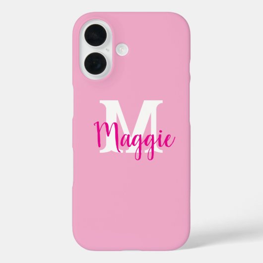 Minimalistische gepersonaliseerde iPhone-hoesje me Case-Mate iPhone Case (Achterkant)