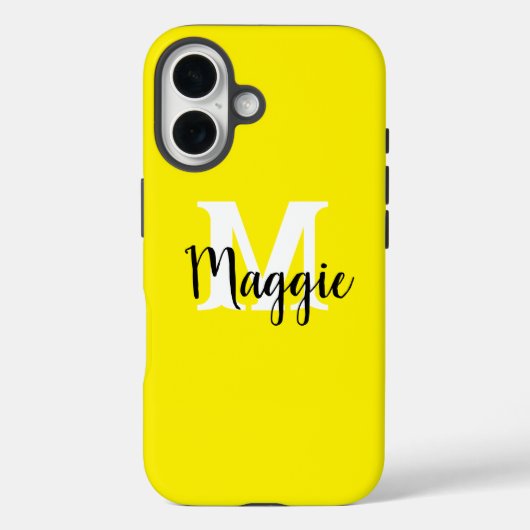 Minimalistische gepersonaliseerde iPhone-hoesje me Case-Mate iPhone Case (Achterkant)