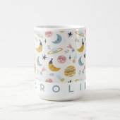 Minimalistische gepersonaliseerde koffiemok met ei (Center)