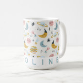 Minimalistische gepersonaliseerde koffiemok met ei (Voorkant rechts)