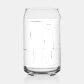 Minimalistische gepersonaliseerde mapset blikvorm glas (Rechts)