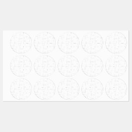 Minimalistische gepersonaliseerde mapset labels