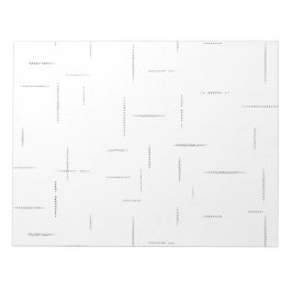Minimalistische gepersonaliseerde mapset notitieblok