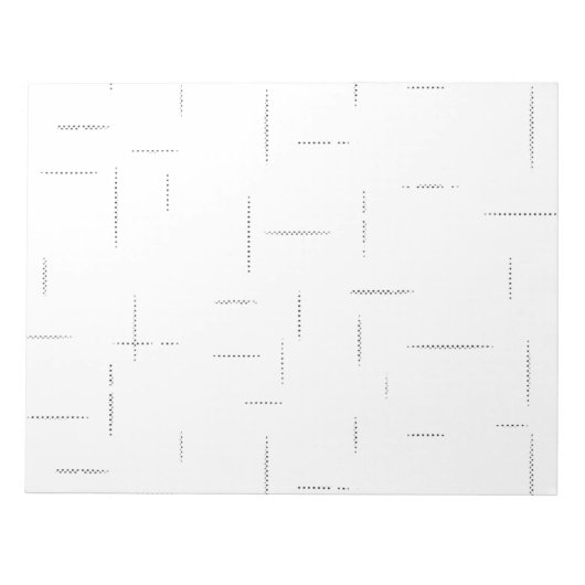 Minimalistische gepersonaliseerde mapset notitieblok (Voorkant)