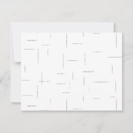 Minimalistische gepersonaliseerde mapset notitiekaartje