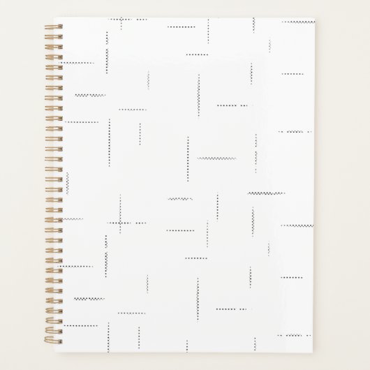 Minimalistische gepersonaliseerde mapset planner (Voorkant)