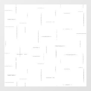 Minimalistische gepersonaliseerde mapset raamsticker