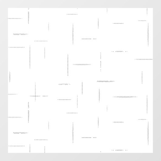 Minimalistische gepersonaliseerde mapset raamsticker (Vel)