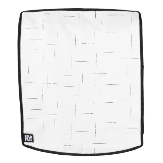 Minimalistische gepersonaliseerde mapset rugtassen (Verwijderbaar gezicht)