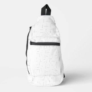 Minimalistische gepersonaliseerde mapset sling bag