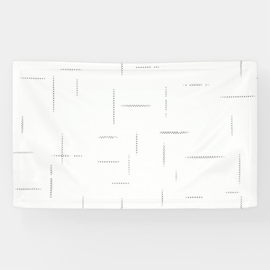 Minimalistische gepersonaliseerde mapset spandoek (Horizontaal)