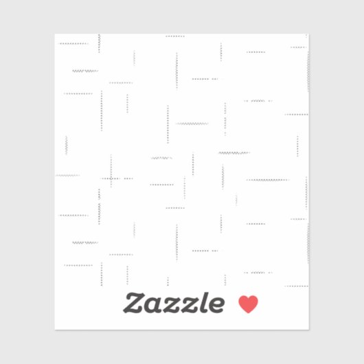 Minimalistische gepersonaliseerde mapset sticker (Vel)