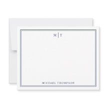 Minimalistische gepersonaliseerde Monogram Note Ka