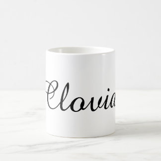 Minimalistische Gepersonaliseerde Naam Koffiemok