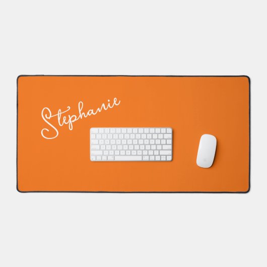 Minimalistische gepersonaliseerde scriptnaam Sinaa Bureaumat (Keyboard & Muis)