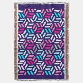 Minimalistische geruite vloerkleed | Modern raster Deken (Voorkant Verticaal)