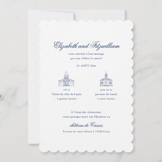 Minimalistische geschetste bruids boeket bruiloft  kaart (Achterkant)