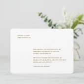 Minimalistische Geslacht Neutrale Geboorte Aankondiging (Staand voorkant)