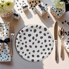 Minimalistische Geslachtsneutrale Chic Dalmation  Papieren Bordje