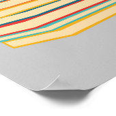 Minimalistische Gestapelde Boeken Wall Art Poster (Hoek)