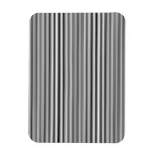 Minimalistische gestreepte magneet modern zwart wi