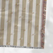 Minimalistische Gestreepte Moderne Jacquard Custom Deken