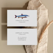 Minimalistische Geviste gids Vist charters Visitekaartje