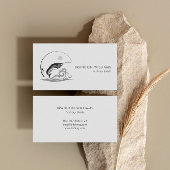 Minimalistische Geviste gids Vist charters Visitekaartje