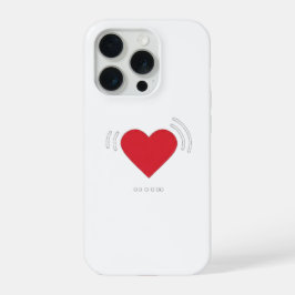 Minimalistische Gevoelens in Verliezen Crypto Phon iPhone 15 Pro Case