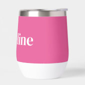 Minimalistische Girly Pink gepersonaliseerd (Links)