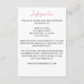 Minimalistische Gladiolus Trouwkamer Kaart (Voorkant)