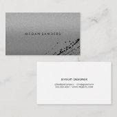 Minimalistische Glamour Visitekaartje (Voorkant / Achterkant)