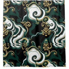 Minimalistische glans douchegordijn – Subtiele lux