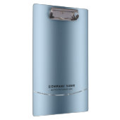 Minimalistische glanzende faux blauwe achtergrond klembord (Rechts)