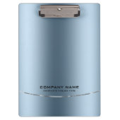 Minimalistische glanzende faux blauwe achtergrond klembord (Voorkant)