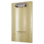 Minimalistische glanzende faux gouden achtergrond  klembord (Links)