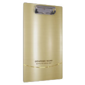 Minimalistische glanzende faux gouden achtergrond  klembord (Rechts)