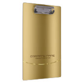 Minimalistische glanzende faux gouden achtergrond klembord (Rechts)