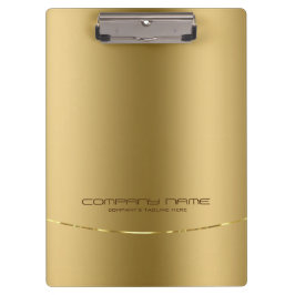 Minimalistische glanzende faux gouden achtergrond klembord