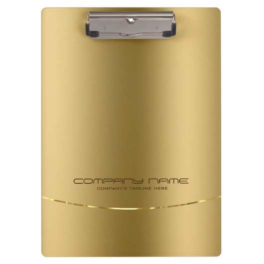 Minimalistische glanzende faux gouden achtergrond klembord (Voorkant)