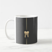 Minimalistische Gold Dental Coffee-Mok Koffiemok (Links)