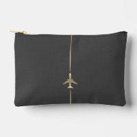 Minimalistische Gold Jet Small Travel Pouch Pilot 